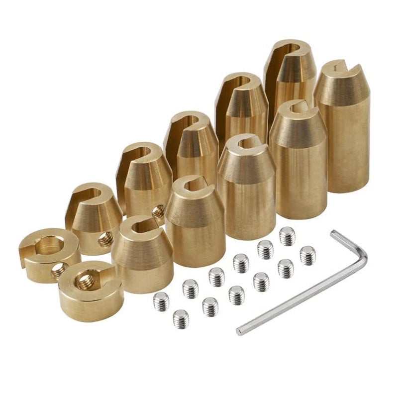 NICECNC مجموعة NICECNC من 12 وزن توازن عجلات الدراجة النارية القابلة لإعادة الاستخدام من النحاس - Image 1